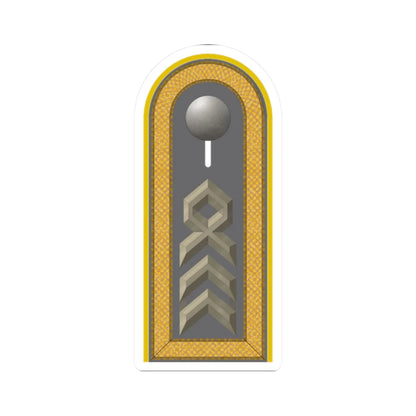 HD H 35 Oberstabsfeldwebel HAufkl (Germany) (Military Rank) STICKER Vinyl Kiss-Cut Decal 2 Inch White - The Sticker Space