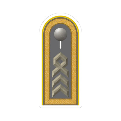 HD H 35 Oberstabsfeldwebel HAufkl (Germany) (Military Rank) STICKER Vinyl Kiss-Cut Decal 4 Inch White - The Sticker Space