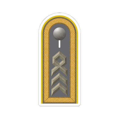 HD H 35 Oberstabsfeldwebel HAufkl (Germany) (Military Rank) STICKER Vinyl Kiss-Cut Decal 6 Inch White - The Sticker Space