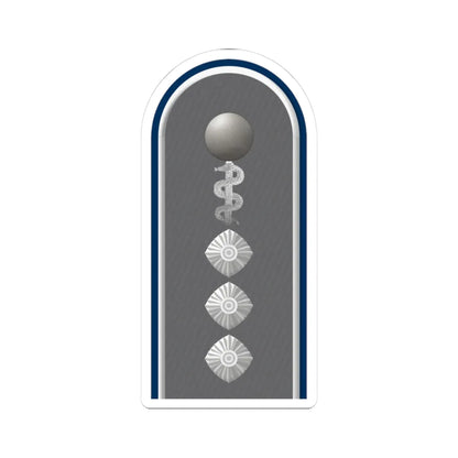 HD H 43b Stabsarzt San HM L (Military Rank) STICKER Vinyl Kiss-Cut Decal 3 Inch White - The Sticker Space