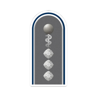 HD H 43b Stabsarzt San HM L (Military Rank) STICKER Vinyl Kiss-Cut Decal 4 Inch White - The Sticker Space