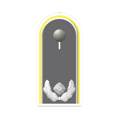 HD H 51 Major Fm (Germany) (Military Rank) STICKER Vinyl Kiss-Cut Decal 3 Inch White - The Sticker Space