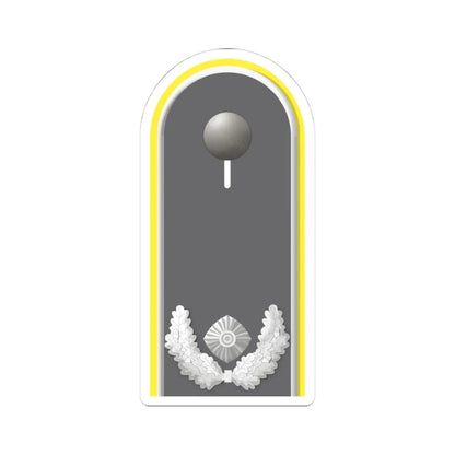 HD H 51 Major Fm (Germany) (Military Rank) STICKER Vinyl Kiss-Cut Decal 4 Inch White - The Sticker Space