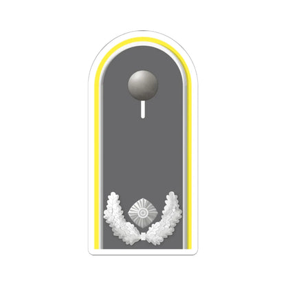 HD H 51 Major Fm (Germany) (Military Rank) STICKER Vinyl Kiss-Cut Decal 6 Inch White - The Sticker Space