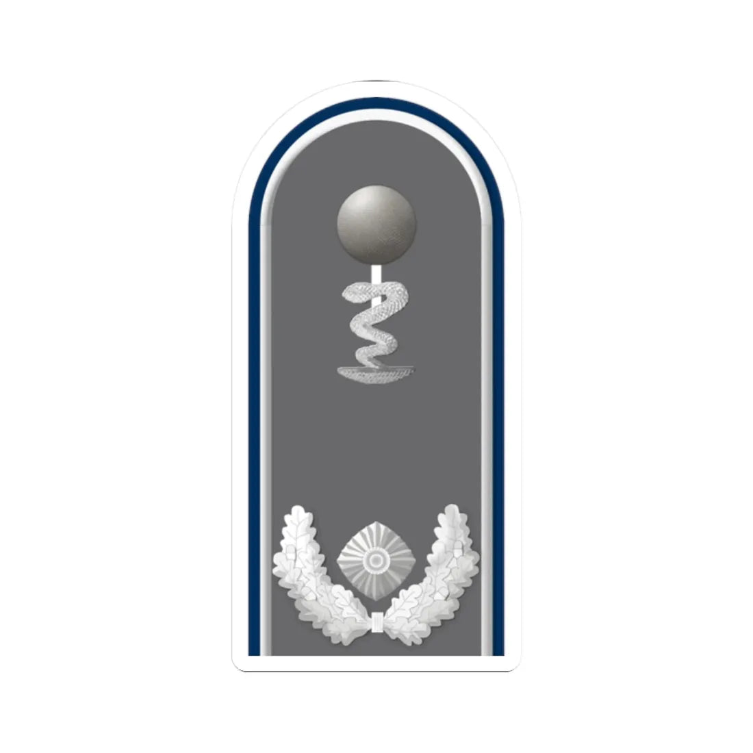 HD H 51d Oberstabsapotheker San PH L (Military Rank) STICKER Vinyl Kiss-Cut Decal 2 Inch White - The Sticker Space