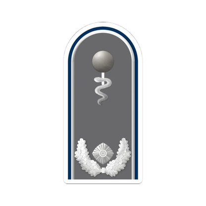 HD H 51e Oberstabsveterinär San TM L (Military Rank) STICKER Vinyl Kiss-Cut Decal 4 Inch White - The Sticker Space