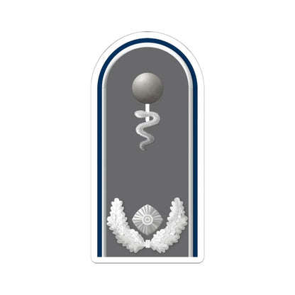 HD H 51e Oberstabsveterinär San TM L (Military Rank) STICKER Vinyl Kiss-Cut Decal 6 Inch White - The Sticker Space