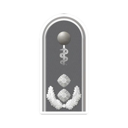 HD H 52b Oberfeldarzt HFlg HM L (Germany) (Military Rank) STICKER Vinyl Kiss-Cut Decal 2 Inch White - The Sticker Space