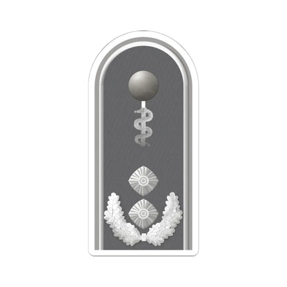 HD H 52b Oberfeldarzt HFlg HM L (Germany) (Military Rank) STICKER Vinyl Kiss-Cut Decal 6 Inch White - The Sticker Space