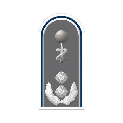 HD H 52c Oberfeldarzt San ZM L (Military Rank) STICKER Vinyl Kiss-Cut Decal 4 Inch White - The Sticker Space