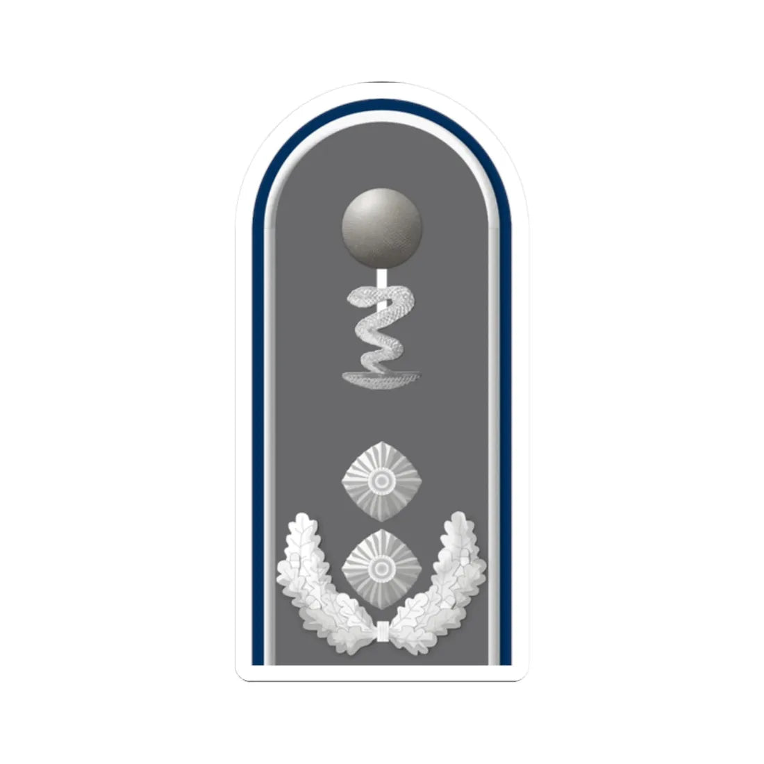 HD H 52d Oberfeldapotheker San PH L (Military Rank) STICKER Vinyl Kiss-Cut Decal 2 Inch White - The Sticker Space