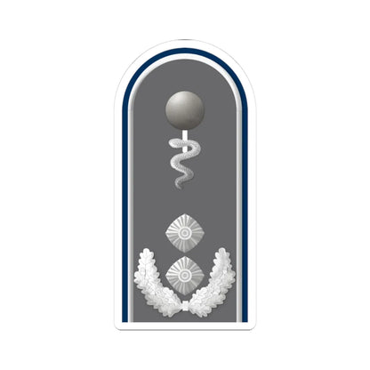 HD H 52e Oberfeldveterinär San TM L (Military Rank) STICKER Vinyl Kiss-Cut Decal 3 Inch White - The Sticker Space