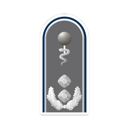 HD H 52e Oberfeldveterinär San TM L (Military Rank) STICKER Vinyl Kiss-Cut Decal 4 Inch White - The Sticker Space