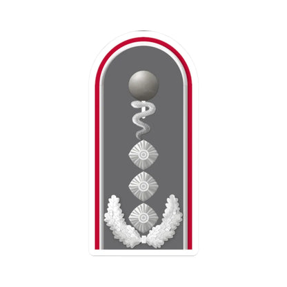 HD H 53e Oberstveterinär i.G. TM L (Germany) (Military Rank) STICKER Vinyl Kiss-Cut Decal 2 Inch White - The Sticker Space