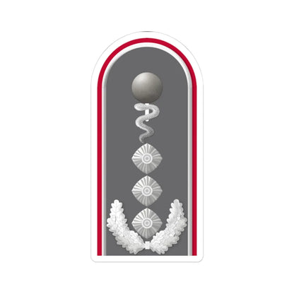HD H 53e Oberstveterinär i.G. TM L (Germany) (Military Rank) STICKER Vinyl Kiss-Cut Decal 3 Inch White - The Sticker Space