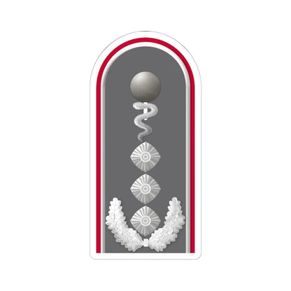 HD H 53e Oberstveterinär i.G. TM L (Germany) (Military Rank) STICKER Vinyl Kiss-Cut Decal 6 Inch White - The Sticker Space