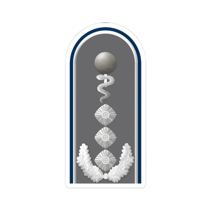 HD H 53e Oberstveterinär San TM L (Germany) (Military Rank) STICKER Vinyl Kiss-Cut Decal 3 Inch White - The Sticker Space