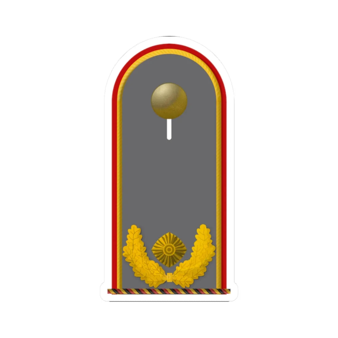 HD H 61 Brigadegeneral a.D. (Germany) (Military Rank) STICKER Vinyl Kiss-Cut Decal 2 Inch White - The Sticker Space