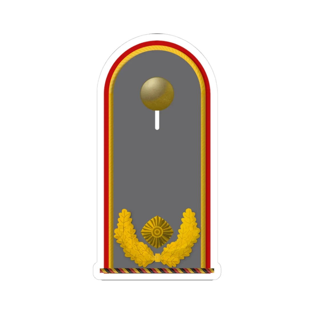 HD H 61 Brigadegeneral a.D. (Germany) (Military Rank) STICKER Vinyl Kiss-Cut Decal 3 Inch White - The Sticker Space