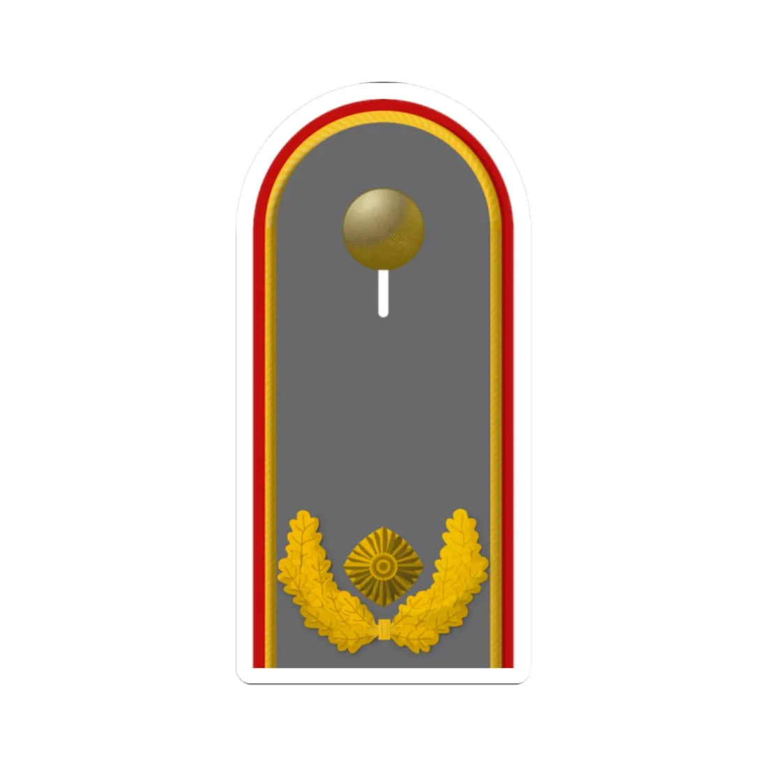HD H 61 Brigadegeneral (Germany) (Military Rank) STICKER Vinyl Kiss-Cut Decal 2 Inch White - The Sticker Space