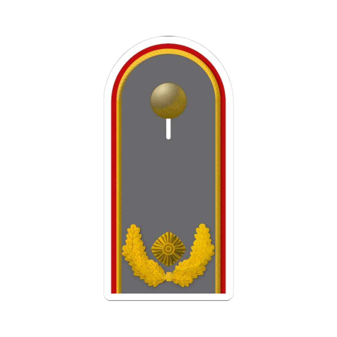 HD H 61 Brigadegeneral (Germany) (Military Rank) STICKER Vinyl Kiss-Cut Decal 3 Inch White - The Sticker Space
