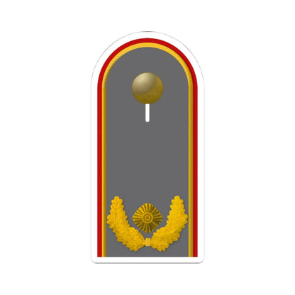 HD H 61 Brigadegeneral (Germany) (Military Rank) STICKER Vinyl Kiss-Cut Decal 4 Inch White - The Sticker Space