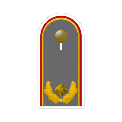 HD H 61 Brigadegeneral (Germany) (Military Rank) STICKER Vinyl Kiss-Cut Decal 6 Inch White - The Sticker Space