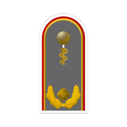 HD H 61b Generalarzt HM L (Germany) (Military Rank) STICKER Vinyl Kiss-Cut Decal 6 Inch White - The Sticker Space