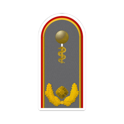 HD H 61b Generalarzt HM L (Military Rank) STICKER Vinyl Kiss-Cut Decal 4 Inch White - The Sticker Space