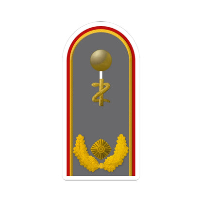 HD H 61c Generalarzt ZM L (Germany) (Military Rank) STICKER Vinyl Kiss-Cut Decal 3 Inch White - The Sticker Space
