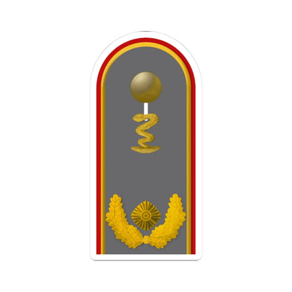 HD H 61d Generalapotheker PH L (Germany) (Military Rank) STICKER Vinyl Kiss-Cut Decal 3 Inch White - The Sticker Space