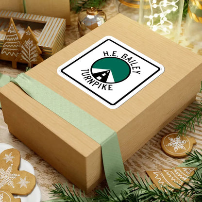 H.E. Bailey Turnpike (Oklahoma) (Road Sign) STICKER Vinyl Kiss-Cut Decal - The Sticker Space