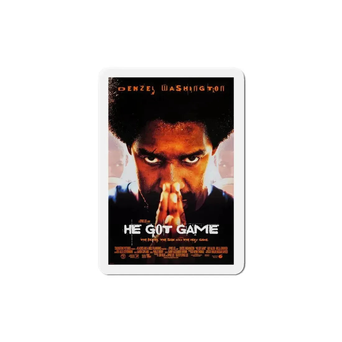 He Got Game 1998 Movie Poster Refrigerator Magnet 5 Inch - The Sticker Space
