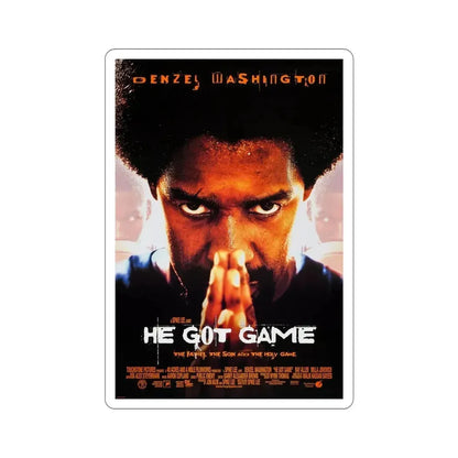 He Got Game 1998 Movie Poster STICKER Vinyl Die-Cut Decal 4 Inch - The Sticker Space