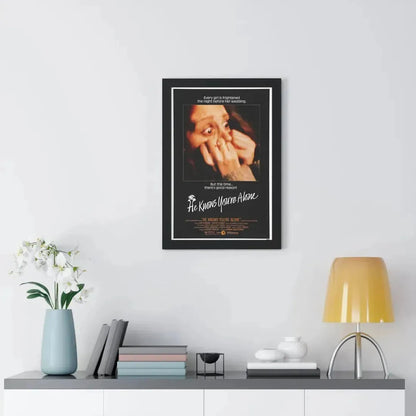 HE KNOWS YOU'RE ALONE 1980 - Framed Movie Poster - The Sticker Space
