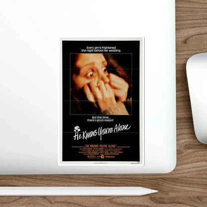 He Knows You're Alone 1981 Movie Poster STICKER Vinyl Die-Cut Decal - The Sticker Space