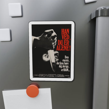 HE KNOWS YOU'RE ALONE (DANISH) 1980 Movie Poster - Die-Cut Magnet-The Sticker Space