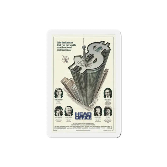 Head Office 1986 Movie Poster Refrigerator Magnet 2 Inch - The Sticker Space