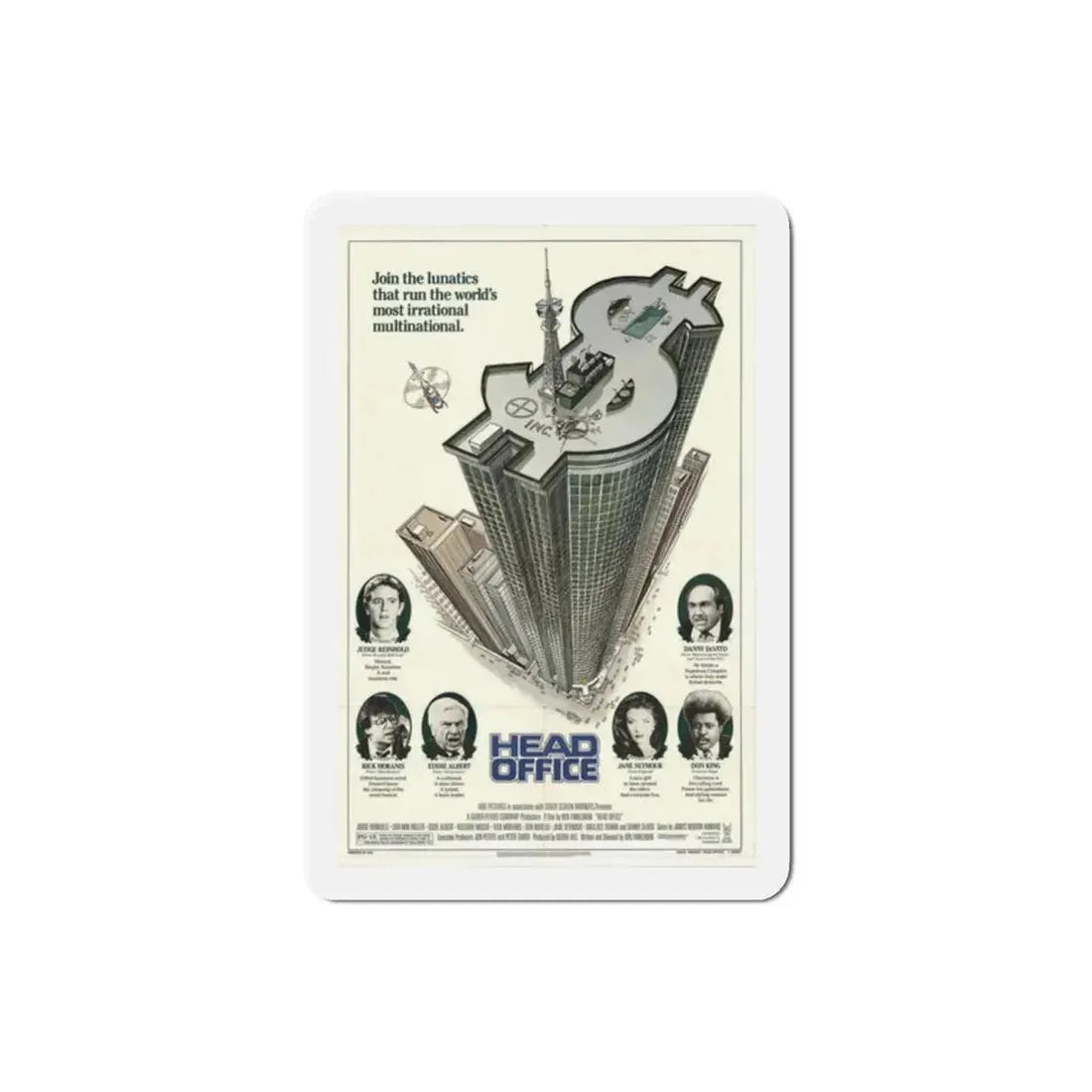 Head Office 1986 Movie Poster Refrigerator Magnet - The Sticker Space