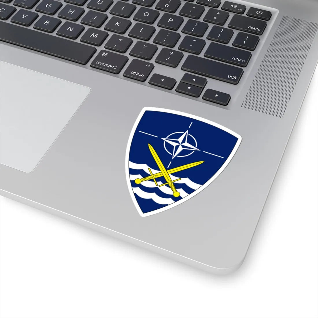 Headquarters Allied Land Forces Schleswig-Holstein and Jutland (Germany) (Coat of Arms) STICKER Vinyl Kiss-Cut Decal - The Sticker Space