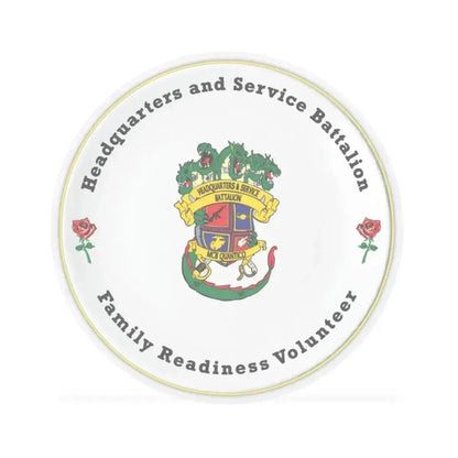 Headquarters And Service Battalion Family Readiness Volunteer (USMC) STICKER Vinyl Kiss-Cut Decal 2 Inch Transparent - The Sticker Space