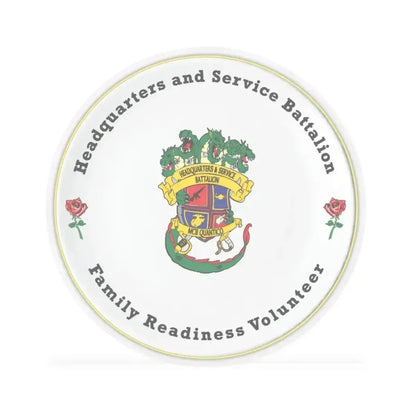 Headquarters And Service Battalion Family Readiness Volunteer (USMC) STICKER Vinyl Kiss-Cut Decal 6 Inch Transparent - The Sticker Space
