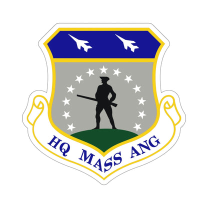 Headquarters Massachusetts Air National Guard (U.S. Air Force) STICKER Vinyl Die-Cut Decal-5 Inch-The Sticker Space