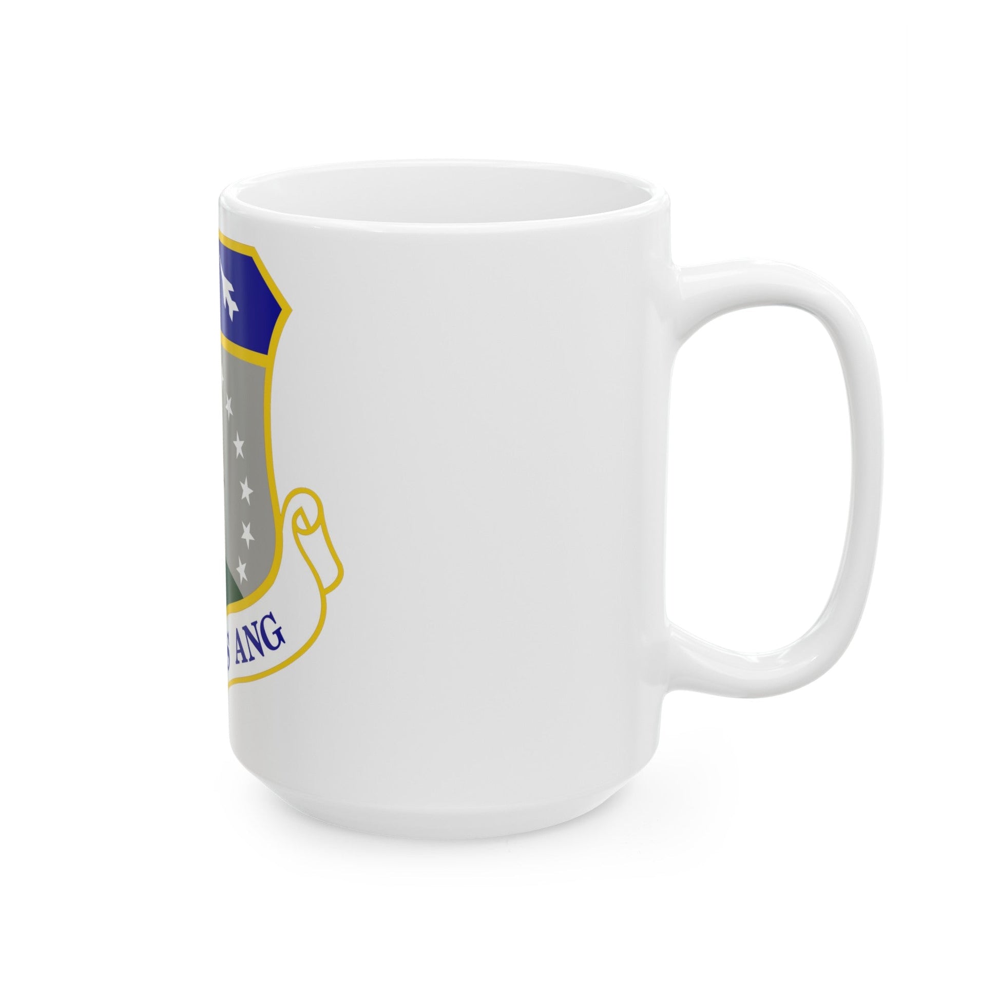 Headquarters Massachusetts Air National Guard (U.S. Air Force) White Coffee Mug-The Sticker Space
