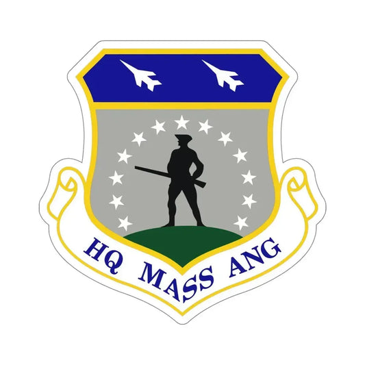 Headquarters Massachusetts Air National Guard (U.S. Air Force) STICKER Vinyl Die-Cut Decal 6 Inch - The Sticker Space