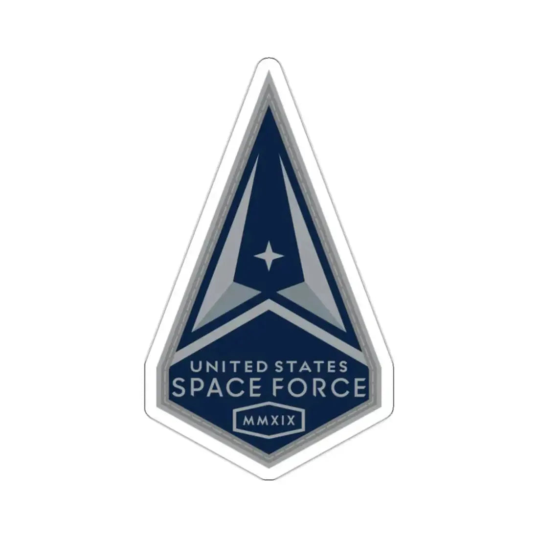 Headquarters Service (U.S. Space Force) STICKER Vinyl Kiss-Cut Decal 2 Inch White - The Sticker Space