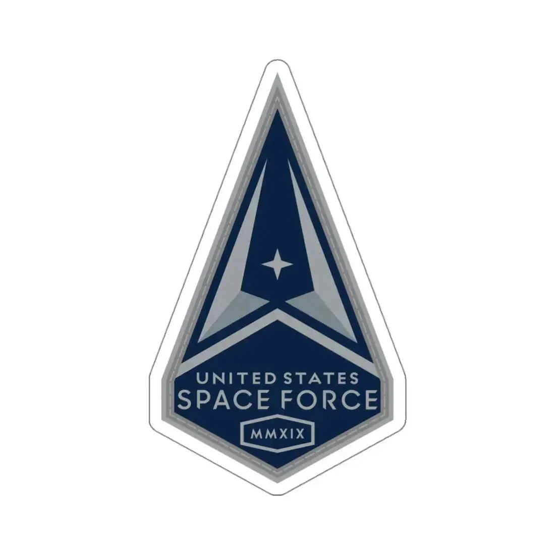 Headquarters Service (U.S. Space Force) STICKER Vinyl Kiss-Cut Decal 4 Inch White - The Sticker Space