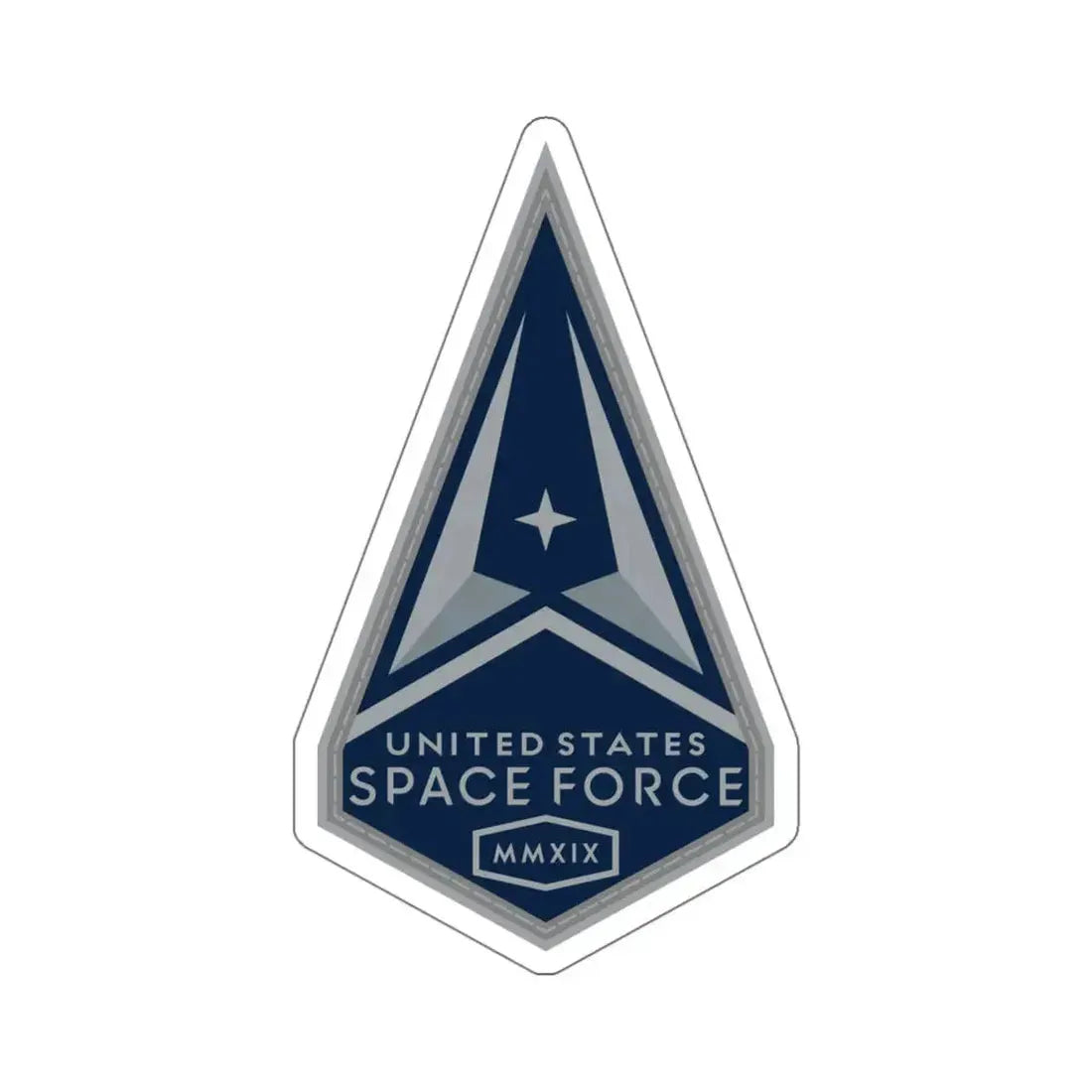 Headquarters Service (U.S. Space Force) STICKER Vinyl Kiss-Cut Decal 6 Inch White - The Sticker Space
