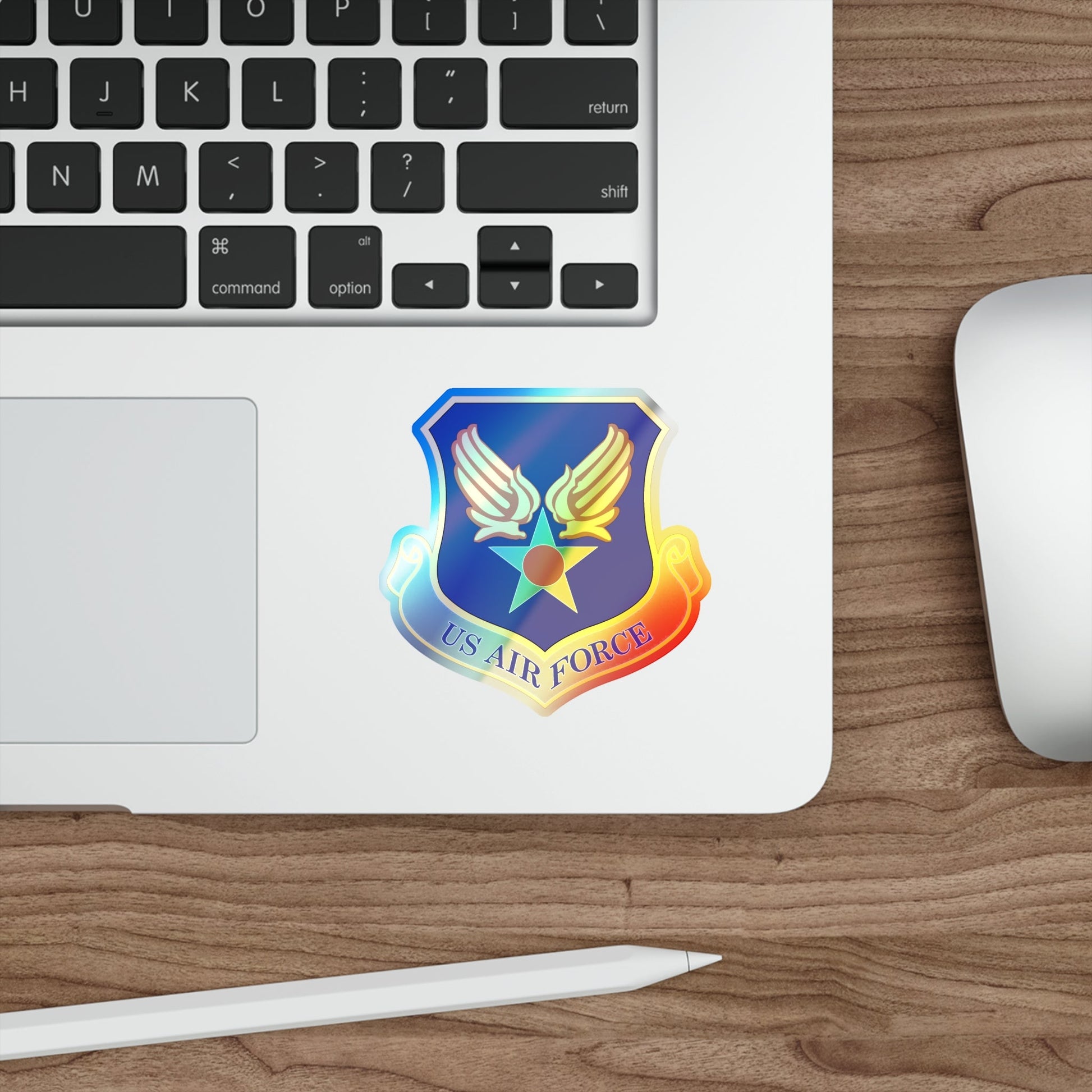 Headquarters United States Air Force (U.S. Air Force) Holographic STICKER Die-Cut Vinyl Decal-The Sticker Space