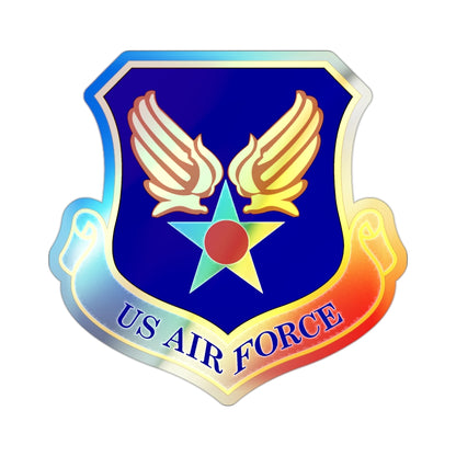 Headquarters United States Air Force (U.S. Air Force) Holographic STICKER Die-Cut Vinyl Decal-2 Inch-The Sticker Space